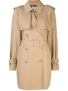 CO DOUBLE-BREASTED TRENCH COAT