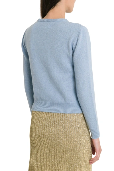 Alberta Ferretti Help Me Pullover In Azzurro