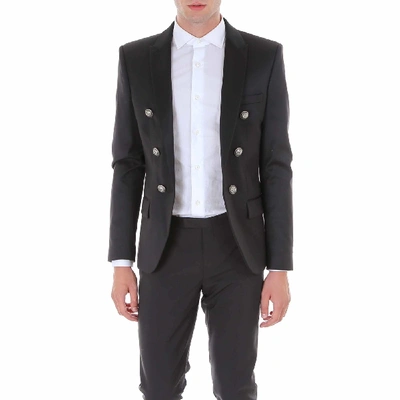 Balmain Blazer In Nero