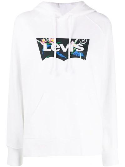 Levi's The Graphic Sport Hoodie In White