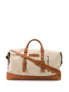 BRUNELLO CUCINELLI CONTRAST HANDLE HOLDALL