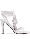 VALENTINO GARAVANI ROCKSTUD FLAIR 110MM SANDALS