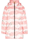 MARTINE ROSE SKI PRINT QUILTED TRACK JACKET