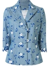 ANDREW GN FLORAL-PRINT SINGLE BREASTED BLAZER