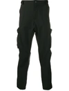 Carhartt High-rise Cargo Trousers In Black
