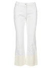 OFF-WHITE OFF WHITE CROPPED FLARED JEANS,11222214