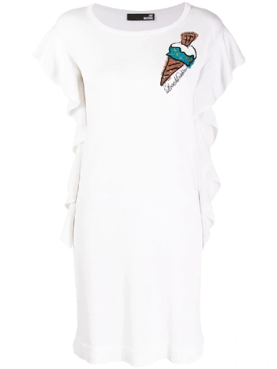 moschino ice cream dress 1991 Moschino Couture Pastel Pink 'Tea 4 2' Bodycon Dress