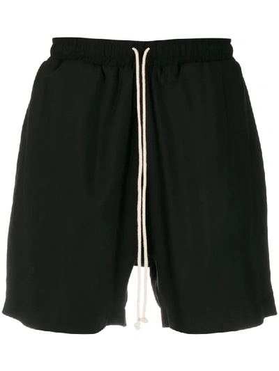 Alchemy Contrast Drawstring Shorts In Black