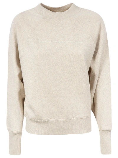 Les Coyotes De Paris Round Neck Sweatshirt In Beige