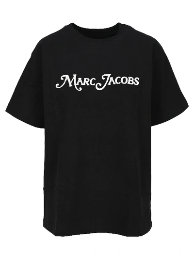 Marc Jacobs The Logo T-shirt In Black