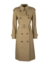 BURBERRY ARCHIVE PRINT-LINED COTTON GABARDINE TRENCH COAT,11242577