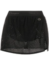 RICK OWENS X CHAMPION LOGO MESH SKIRT