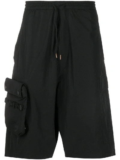 Maharishi Detachable Pocket Bermuda Shorts In Black