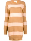 CHLOÉ BACK CUT-OUT KNITTED DRESS