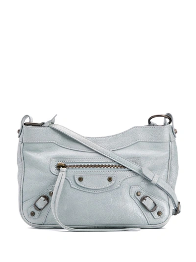 Pre-owned Balenciaga City Shoulder Bag In Blue