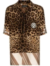 DOLCE & GABBANA LEOPARD PRINT SHIRT