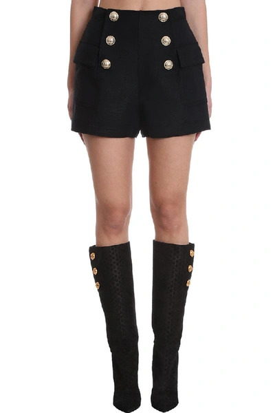 Balmain Shorts & Bermuda In Black