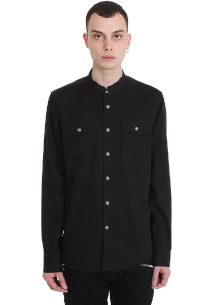 Balmain Shirt In Black