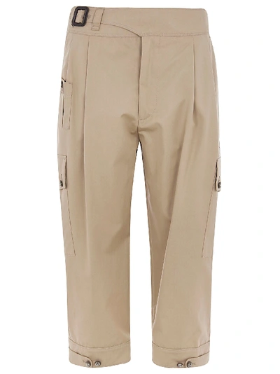 Dolce & Gabbana Multi-buttoned Pocket Trousers In Corda
