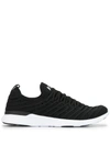Apl Athletic Propulsion Labs Techloom Wave Hybrid Running Shoe In Black