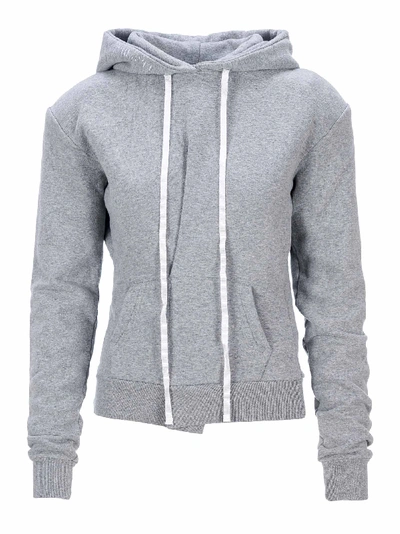 Ben Taverniti Unravel Project Unravel Hoodie In Melange Grey