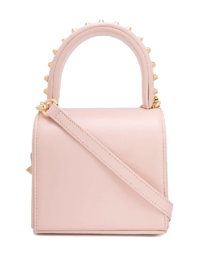 Salar Milano Marshmallow Studded Tote Bag In Pink