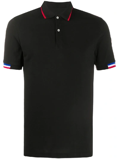 Colmar Stretch-cotton Polo Shirt In Black