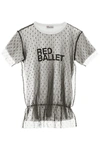 RED VALENTINO RED BALLET T-SHIRT,11279701