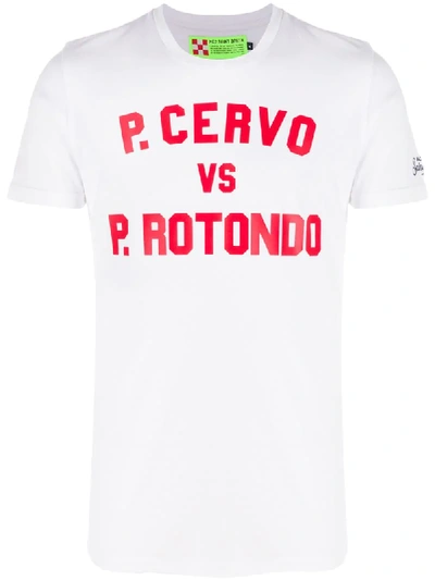 Mc2 Saint Barth Cervo Rotondo T-shirt In White