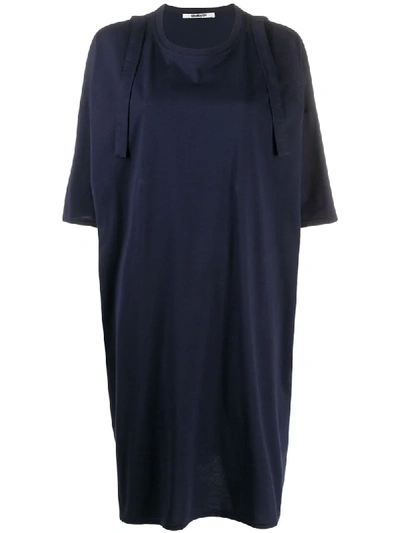 Chalayan Loose T-shirt Dress In Blue
