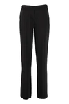 P.a.r.o.s.h High-waisted Wide-leg Trousers In Nero