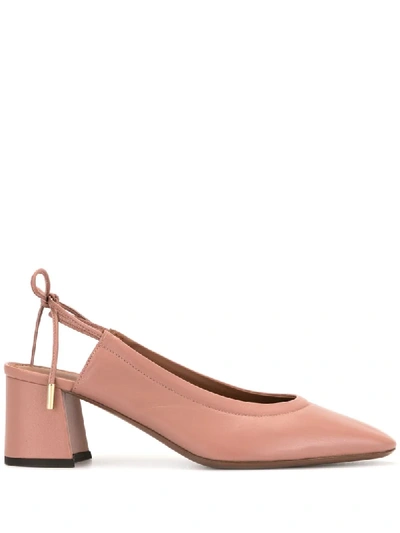 L'autre Chose Back-tie Pumps In Pink