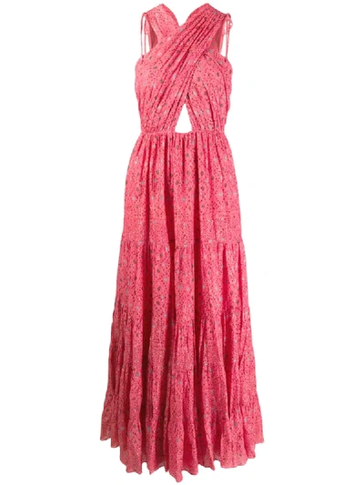 Ulla Johnson Karima Abstract-print Dress In Pink
