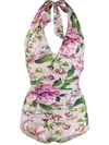 DOLCE & GABBANA FLORAL PRINT SWIMSUIT