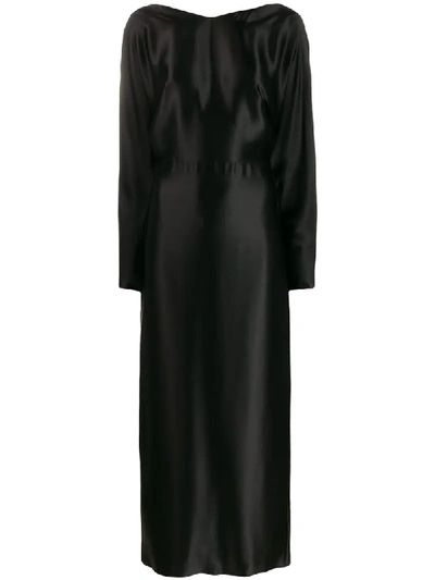 Deitas Demeter Silk Maxi Dress In Black