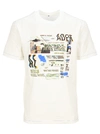 Ader Error Semioversized Multiple Graphics T-shirt In White