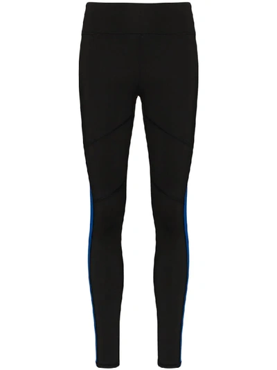 Polo Ralph Lauren Sport Logo Side Stripe Leggings In Black