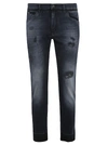 DOLCE & GABBANA DISTRESSED JEANS,11285875