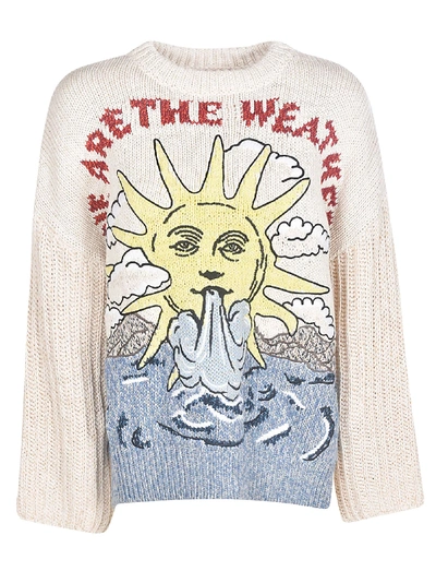 Stella Mccartney We Are The Weather Sweater In Beige