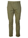 DONDUP CLASSIC BUTTONED TROUSERS,UP235GSE046PTD 633VERDE