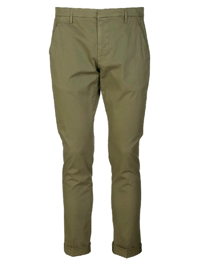 Dondup Classic Straight Trousers In Verde