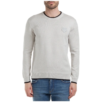 Kenzo Cotton Sweater In Grigio
