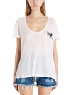Ben Taverniti Unravel Project Unravel Project Building Destroy T-shirt Clothing In White Black