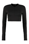 Artica Arbox Knitted Crop Top In Black