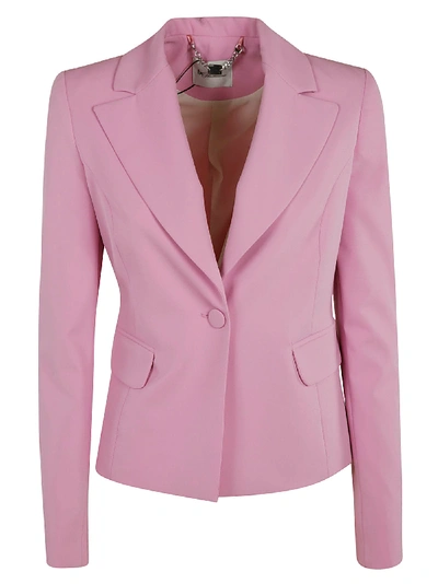 Be Blumarine Single-breasted Cady Jacket In Pink