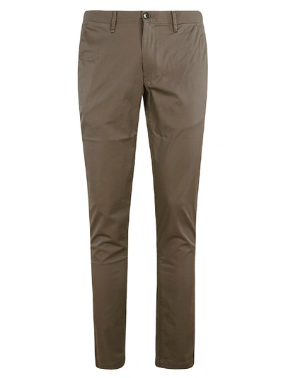 Michael Kors Slim Trousers In Taupe