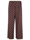 GUCCI ALL-OVER PRINT CROPPED TROUSERS,11300094