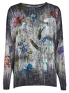 AVANT TOI FLORAL PRINTED SWEATER,11302613
