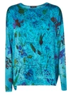 AVANT TOI FLORAL PRINTED SWEATER,11302519