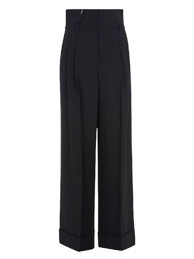 Dolce & Gabbana Long Folded Cuff Trousers